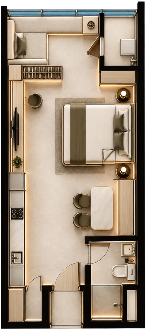 SOHO B Floor Plan